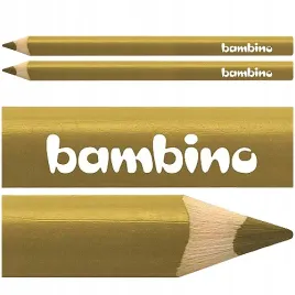 kredka-bambino-trojkatna-w-drewnianej-oprawie-gruba-jumbo-zlota-2-szt