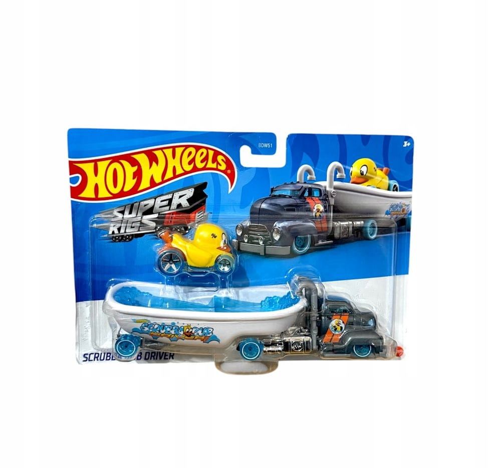 SCRUBBA DUB DRIVE/スクラバダブドライバー　ダックンロール MATTEL Hot Wheels Scrubba Dub Driver – 245563389 - ERLI.pl