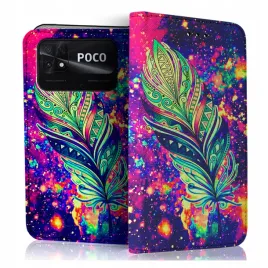 etui-z-klapka-na-telefon-xiaomi-poco-c40-case-pokrowiec-szklo-szybka