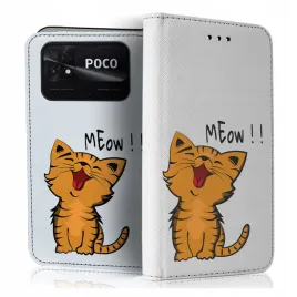etui-z-klapka-na-telefon-xiaomi-poco-c40-case-pokrowiec-szklo-szybka