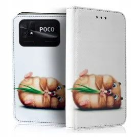 etui-z-klapka-na-telefon-xiaomi-poco-c40-pokrowiec-szklo-ochronne