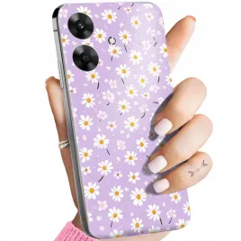 etui-do-realme-note-60-wzory-wiosna-kwiaty-rosliny-obudowa-pokrowiec-case