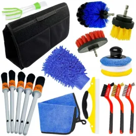 detailing-zestaw-pedzli-i-akcesorii-do-czyszczenia-auta-samochodu-szczotki
