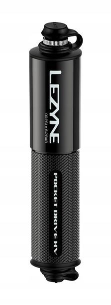 ﻿Pompka Ręczna Lezyne Pocket Drive Hv Abs Flex Hose 90Psi Dł.krótka 140mm Cz