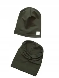 czapka-i-komin-wojskowy-khaki-52-56-cm