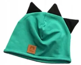 czapka-dino-zielona-z-czarnym