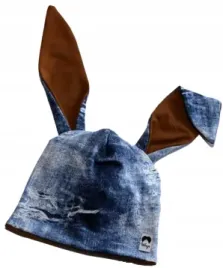 czapka-krolik-jeans-z-karmelem