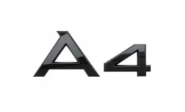 emblemat-znaczek-napis-klapa-tyl-do-audi-a4-czarny