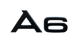 emblemat-znaczek-napis-klapa-tyl-do-audi-a6-czarny