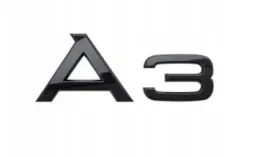 emblemat-znaczek-napis-do-audi-a3-klapa-tyl-czarny