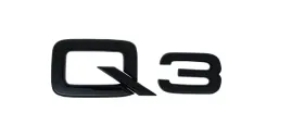 emblemat-znaczek-napis-klapa-tyl-do-audi-q3-czarny