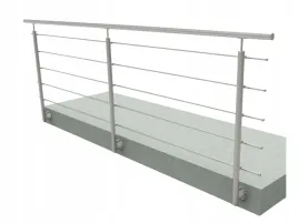 balustrada-nierdzewna-wypelnienie-poziome-mocowanie-boczne-l3000