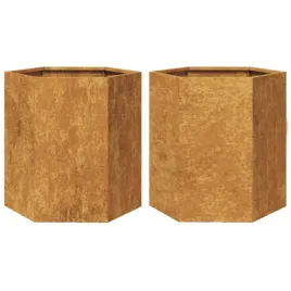 donice-ogrodowe-2-szt-szesciokatna-46x40x45-cm-stal-nierdzewna