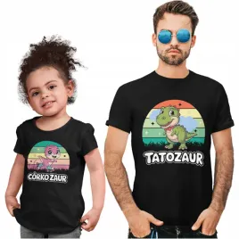 prezent-dla-taty-i-corki-koszulki-na-dzien-ojca-komplet-t-shirt-zestaw