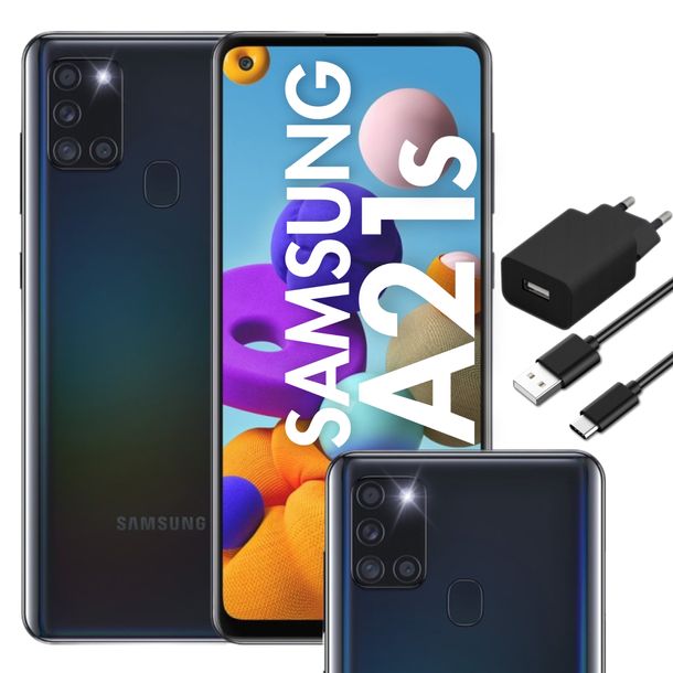 Samsung Galaxy A21s 3/32GB LTE 60Hz | SM-A217F/DS | Czarny | Stan: Dobry