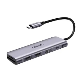 adapter-ugreen-cm195-6w1-usb-c-hdmi-2x-usb-a-3-0-usb-c-pd-czytnik-s