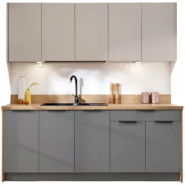 meble-kuchenne-novo-200-cm-zestaw-szafek-kuchennych-kaszmir-mat-szary-mat