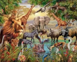 mozaika-diamentowa-haft-mozaika-zwierzeta-safari-nad-rzeka-30x40cm-5d