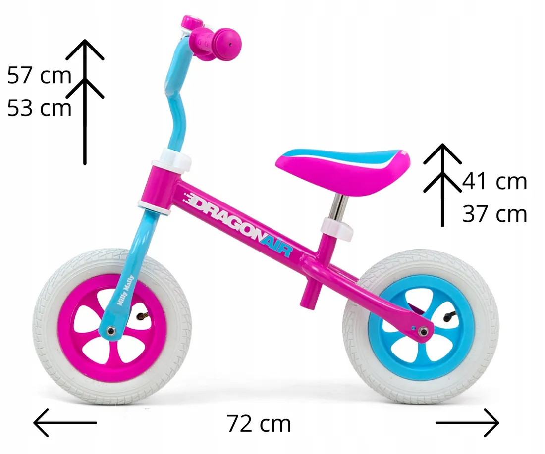 milly-mally-rowerek-biegowy-dragon-air-candy-stan-nowy