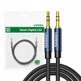 kabel-mini-jack-35mm-ugreen-av122-aux-1m-black