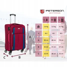 walizka-kabinowa-peterson-czerwono-niebieska-miejski-styl-s-rozmiar