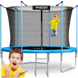 trampolina-ogrodowa-dla-dzieci-312cm-10ft-drabinka-neosport