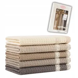 komplet-5-sciereczki-waflowe-kuchenne-40x60-zestaw-bawelna-gipiura-v2