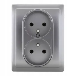 kos-dante-gniazdo-podwojne-z-uziemieniem-kompletne-inox-podtynkowe-454136