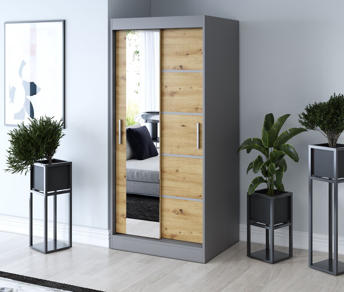 szafa-przesuwna-1x-lustro-90x200-ralf-antracyt-dab-artisan