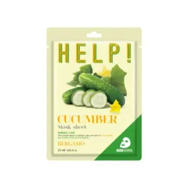 bergamo-help-cucumber-mask-sheet-25-ml-wygladzajaca-maska-w-plachcie