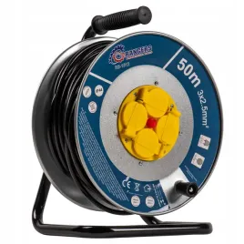 przedluzacz-bebnowy-ogrodowy-rangers-50-m-4-szt-gniazd-czarny