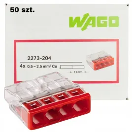 50x-wago-szybkozlaczka-zlaczka-4x05-25-2273-204