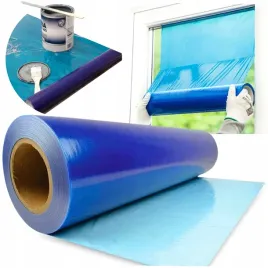 mocna-folia-malarska-ochronna-samoprzylepna-gruba-niebieska-rolka-75m
