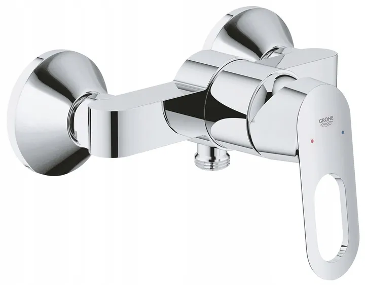 bateria-prysznicowa-scienna-bauloop-chrom-grohe