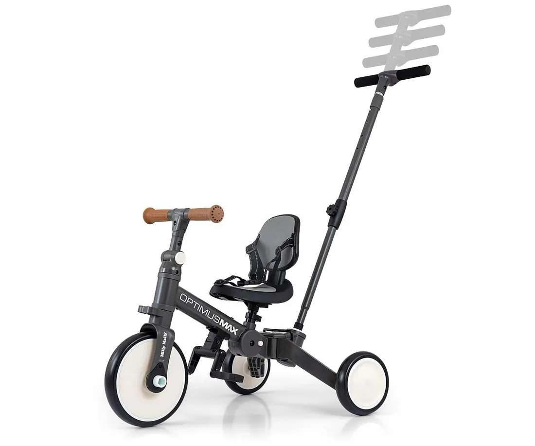 milly-mally-rowerek-5w1-optimus-max-dark-grey-stan-nowy