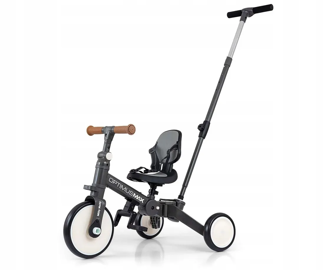 milly-mally-rowerek-5w1-optimus-max-dark-grey-stan-nowy