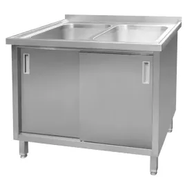 zlew-ze-stali-nierdzewnej-2-komorowy-przyscienny-spawany-z-szafka-s-100-cm