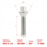 10-dlugie-sruby-getmann-m14x1-5x48mm-stozek-klucz-17-waga-z-opakowaniem-0-5-kg