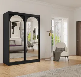 szafa-modin-szerokosc-150-cm-przesuwna-dwudrzwiowa-czarna-lustro-polki-draz