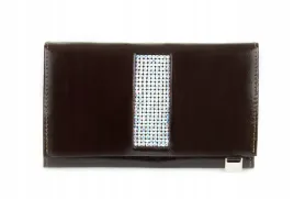 portfel-damski-eleonora-swarovski-brazowy