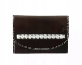 portfel-damski-maya-swarovski-brazowy