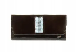 portfel-damski-marliolina-swarovski-brazowy