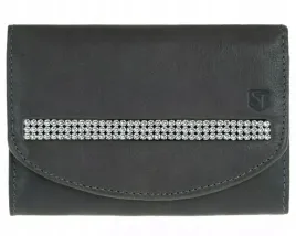 portfel-damski-maya-swarovski-szary