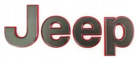 jeep-emblemat-napis-czerwono-szary