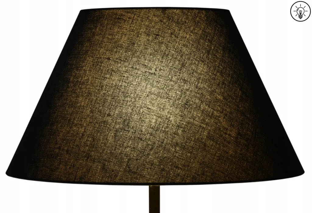 elegancki-abazur-lampy-stolowej-podlogowej-e27-czarny-zloty-25x50-mirano-stan-nowy
