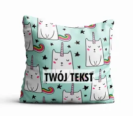 poduszka-dziecieca-z-twoim-napisem-pd09-kotki-jednorozce
