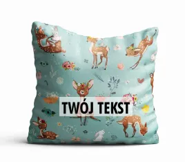 poduszka-dziecieca-z-twoim-napisem-pd56-bambi-z-kwiatkami