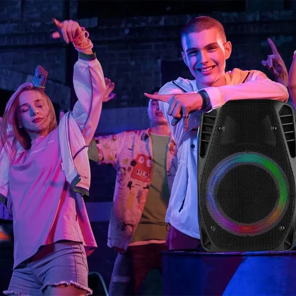 glosnik-bluetooth-karaoke-300w-mic-pilot-bateria-stan-opakowania-oryginalne