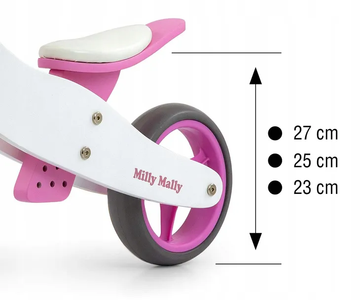milly-mally-pojazd-jake-classic-pink-rama-drewniana