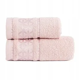 gruby-miekki-bawelniany-recznik-frote-50x90-pudrowy-rozowy-450g